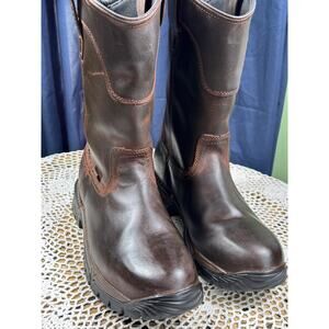 Irish Setter 83907 Two Harbors Waterproof Soft Toe Work Boots Brown Sz 10D 3153